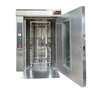 Las mejores ventas horno de pan de panadería 32 bandejas con carro garantía 1 año horno rotatorio nueva máquina de panadería Kien un fabricante de Vietnam - Product Image 2