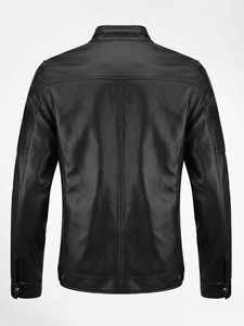 Veste en cuir pour hommes fabriquée avec personnalisation complète - Product Image 2