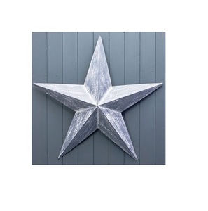 New <b>hanging</b> metal wall <b>star</b> grey white Christmas decoration for home party <b>hanging</b> decor new year Xmas party made in india 2023 - Product Image 1