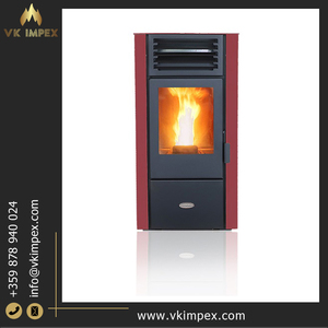 Cheminée portative élégante de qualité supérieure chauffant 0.5/1.77 kg/h consommation de carburant poêle à granulés européen Bulgarie - Product Image 3