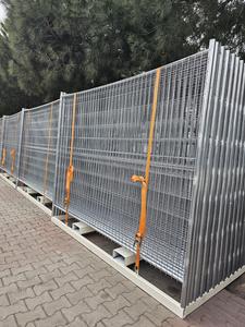 Fabriqué Turkiye Carré Titane Galvanisé Clôture Mobile Technique Sertie Temporaire pour la Construction Différents Buts Ciment - Product Image 6