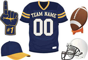 Camisetas de uniforme de fútbol americano 7v7, camisetas de grado premium para jugadores activos, camisetas de estilo deportivo transpirables y de secado rápido - Product Image 6