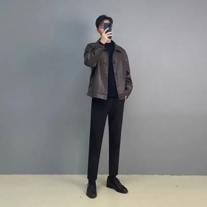 Veste de motocross noire imperméable de la meilleure qualité pour hommes, nouveauté, toile d'hiver respirante avec col en peau de mouton pour l'équitation - Product Image 3