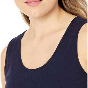 Camiseta sin Mangas Básica de Algodón con Borlas para Mujer - Diseño Deportivo Ajustado con Espalda Cruzada, Transpirable y Ecológica de Secado Rápido para Cualquier Actividad - Product Image 4