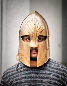 Casco Espartano Medieval Hecho a Mano, Armadura de Hierro Usable para Cosplay, Decoración, Exhibición y Colección - Product Image 1