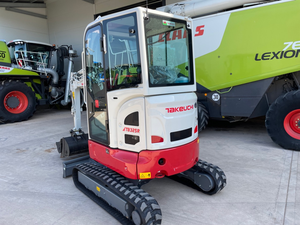 รถขุด Takeuchi TB325R ขนาด 2.5 ตัน มินิเอ็กซ์คาวาเตอร์ 2440 กก. แบบสวิงท้ายสั้น รถขุดตีนตะขาบ 22 แรงม้า ดีเซล รถขุดขนาดกะทัดรัด - Product Image 3