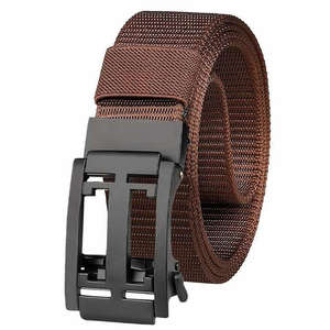 Outdoor Tactical Belt Men <b>Adjustable</b> Comfortable Heavy Duty Nylon Webbing with Metal Buckle Multi-Purpose for Hiking - Product Image 3