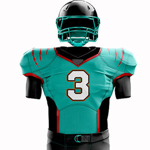 Uniforme de football américain pour hommes, Logo personnalisé 100% Polyester - Product Image 3