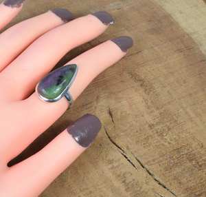 Bijou tendance pour homme en argent 925 plaqué or massif avec zoisite rubis, idéal pour mariage et soirée, cadeau - Product Image 4