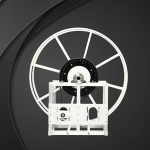 500W Natural Aluminum 2" 12V Working Voltage Aviation Single Wrap Hose Reel <b>Petrol</b> <b>Service</b> <b>Equipment</b> With 1 Year Warranty - Product Image 1