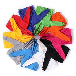 High Quality Unisex Custom <b>Full</b> <b>Zip</b> Up Hoodie children Cotton Fleece Oversized Heavyweight Winter Warm <b>Zip</b> Up <b>Hoodies</b> - Product Image 2