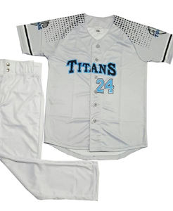 Uniforme de baseball à rayures et à sublimation personnalisé, kit d'uniformes de softball de haute qualité, respirant, avec nom et logo - Product Image 6