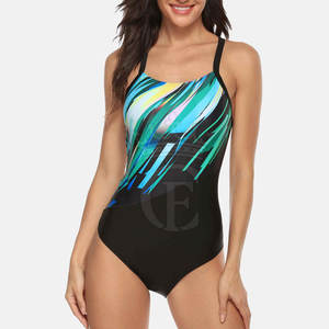 Maillot de bain une pièce pour femme de meilleure qualité Vêtements décontractés pour adultes Logo avant fabriqué à partir de matériaux supérieurs Taille spécifique - Product Image 1