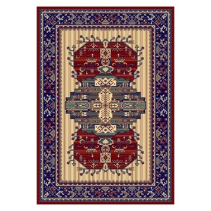 RUGS DEPOT LXDP-0376 Wholesale Red Burgundy Traditional Oriental Digital Printed Machine Washable Chenille Area Rug Non <b>Slip</b> - Product Image 1