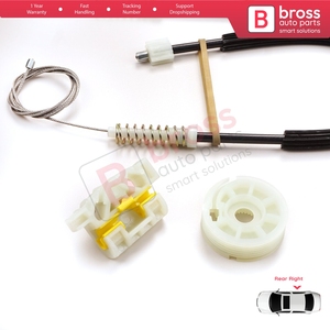 Kit de réparation de lève-vitre arrière droit BWR5096 pour Laguna MK3 X91 BT0/1 KT0/1 2007-2015 5 portes 827000001R - Product Image 5