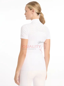 Chemises d'équitation pour femmes à la mode Slim Fit Design moderne et confortable pour l'entraînement et la compétition Conception OEM - Product Image 2