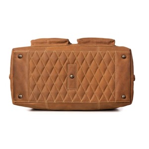 DRAKENSBERG Sac de voyage en cuir haut de gamme fait à la main pour hommes Grand style vintage Ray Cognac Brown Duffle de voyage Durable - Product Image 2