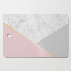 Planche à découper imprimée en émail de marbre de haute qualité Cuisine Utilisation quotidienne Planche à découper durable Conception imprimée en émail pour la cuisine - Product Image 5