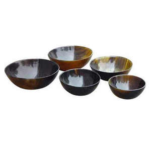 Cuenco/plato de cuerno Artesanía natural en vajilla de estilo animal - Product Image 3