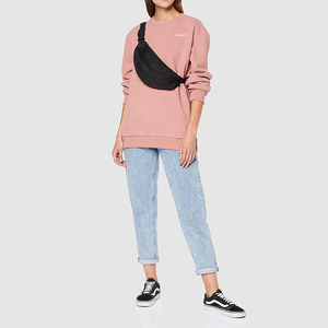 Sweatshirts décontractés personnalisés pour femmes de haute qualité Pulls confortables écologiques légers en tricot pour femmes - Product Image 4