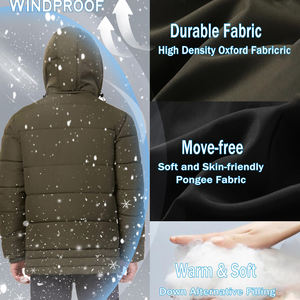 Chaqueta Acolchada para Hombre de Último Diseño al por Mayor, Ropa Casual Elegante, Chaqueta Acolchada de Manga Larga de Alta Calidad - Product Image 4