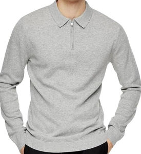 เสื้อยืดแขนยาวผ้าฝ้ายถักคุณภาพสูง ระบายอากาศดี สไตล์ลำลอง สำหรับฤดูร้อน ปี 2025  รับสกรีนโลโก้ด้านหน้า สำหรับขายส่งผู้ชาย - Product Image 1