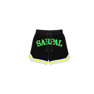 Short de basketball pour homme en maille avec logo personnalisé, écologique, respirant, avec cordon de serrage, 100 % polyester, idéal pour l'été et la plage - Product Image 5