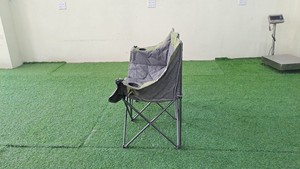 Huy Gia Modern <b>Double</b>-Seat Folding <b>Camping</b> <b>Chair</b> Metal Reinforced Armrest Collapsible Print Foldable Garden <b>Chair</b> for Park - Product Image 5