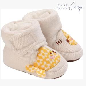 Botines de lana acogedores para bebés, niñas y niños, diseño de pato, zapatos para recién nacidos, calzado infantil - Product Image 3