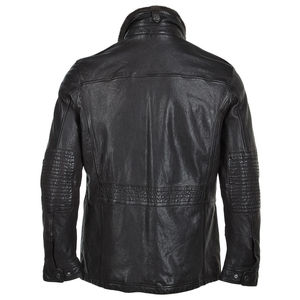 Veste en cuir véritable pour homme, écologique, options de cuir durable, style moto et motard, 2025 - Product Image 5