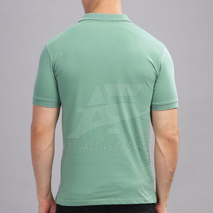 เสื้อโปโลผู้ชายสีพื้น สำหรับผู้ใหญ่ ไซส์พลัส เสื้อโปโลผู้ชายสำหรับใส่หน้าร้อน - Product Image 3