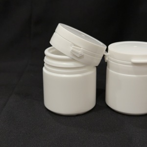 HDPE Plastic <b>Bottle</b> Set Crew Cap 23-50ml for Containing Liquids White Color Lightweight Durable Easy Mold Printable for - Product Image 1