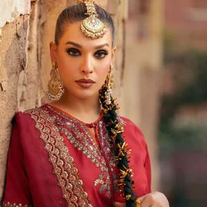 Vêtement traditionnel pakistanais ethnique Farshi Shalwar, vêtements pour femmes, tenue ethnique, mode culturelle, Shalwar Kameez, vêtements artisanaux - Product Image 3