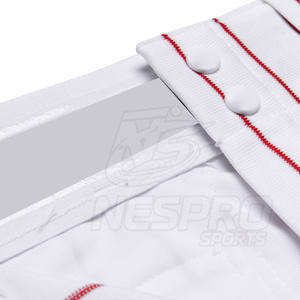Vêtements de sport Couleur personnalisée Respirant Séchage rapide Slim Fit Pantalon de baseball pour hommes 100% Polyester Logo personnalisé de haute qualité - Product Image 3