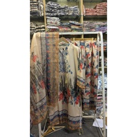 Conjunto de Traje de 3 Piezas para Mujer, Talla Grande, Largo, Elegante, Estampado Floral/Abstracto Digital, Chifón Transpirable, SL00252