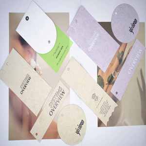 ป้ายแขวนแบบพิมพ์ลาย สำหรับเสื้อผ้า รองเท้า กระเป๋า และเครื่องประดับ ทำจากกระดาษที่ทนทาน ใช้เป็นป้ายราคา - Product Image 3