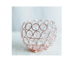 Silver & Gold Diamond Crystal Wedding Table Crystal <b>Tealight</b> <b>Candle</b> Holder Decoration Luxury Home Decor Tea Light Votive - Product Image 4