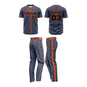 Conjunto de camisetas de béisbol personalizadas, uniforme de equipo de Softbol Juvenil con características de talla grande, nuevo diseño transpirable suave y cómodo - Product Image 2