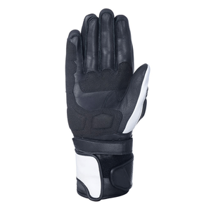 Riders Motorbike Black/White Genuine Leather Cycling Gloves Motorcycle Auto Racing Wear Touchscreen Finger Unisex Cycling Gloves - Product Image 6