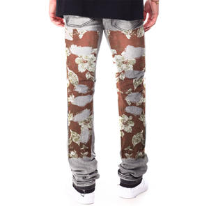 กางเกงยีนส์ผู้ชายทรงสลิมฟิต รุ่น 2026 แบบทำลายขาดๆ สไตล์ดิสเทรส คุณภาพสูง ราคาขายส่ง แฟชั่นสำหรับผู้ชายและเด็กผู้ชาย - Product Image 2