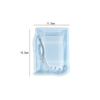 Moule en silicone pour cadre photo de couple de mariage, moule en résine pour décoration de bureau, pour bricolage fait main