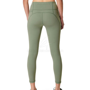 Mallas de entrenamiento para mujer de último diseño mallas de compresión de cintura alta ligeras 2025 personalizadas - Product Image 3