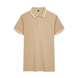 2025 polo de golf de haute qualité t-shirt unisexe hommes femmes personnalisé uni blanc 100% coton t-shirts - Product Image 4