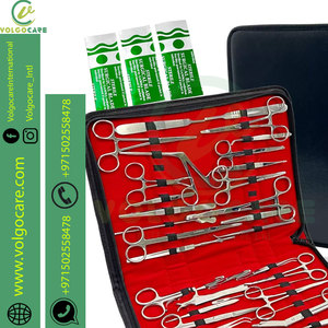 Source d'alimentation manuelle en acier inoxydable de style unique en gros Kit de suture pratique Instruments chirurgicaux médicaux vétérinaires base - Product Image 6