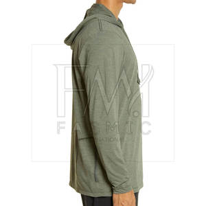 Meilleure vente Écologique Slim Fit hommes Pull à capuche Fermeture à pression Taille personnalisable 100% coton Plain Design Winter Made - Product Image 2