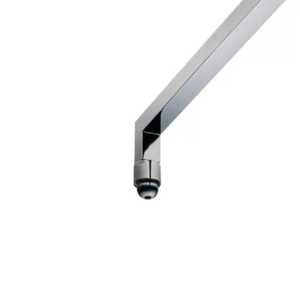 Brazo de Ducha Cuadrado de Latón Cromado para Cabezal de Ducha, Accesorios para Baño y Aseo - Product Image 1
