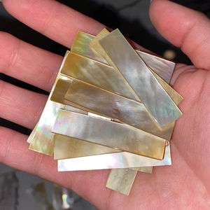 แผ่นสี่เหลี่ยมเปลือกหอยมุกสีขาวธรรมชาติ-13x18มม., 15x20มม., 18X25มม., 20x30มม., 25X35มม. งานฝีมือตกแต่งบ้าน - Product Image 1