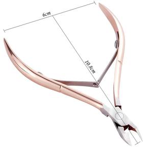 Rose Gold/Pink <b>Nail</b> Cuticle Nipper Clipper Cutter Scissor Trimmer Cuticle Dead Skin Remover Pedicure <b>Nail</b> Art <b>Tool</b> for Manicure - Product Image 3