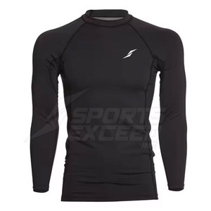 Rash Guard MMA de fabrication professionnelle meilleur matériel MMA Rash Guard 2025 dernière conception MMA Rash Guard - Product Image 1