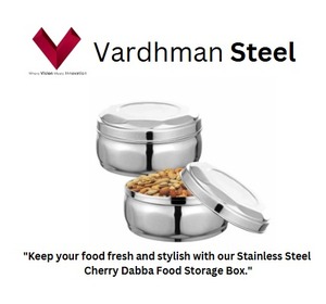 10 cm en acier inoxydable ménage boîte de rangement compartiment unique cerise Dabbi collations gâteau conservation voyage activité de plein air - Product Image 2